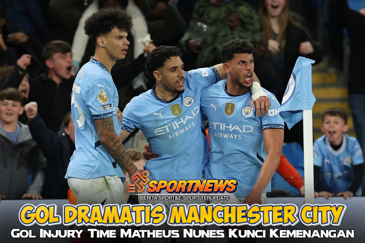 Gol Dramatis Manchester City Tekuk Aston Villa 2-1 di Etihad