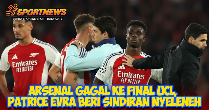 Evra Ketawa Lihat Arsenal Gagal ke Final