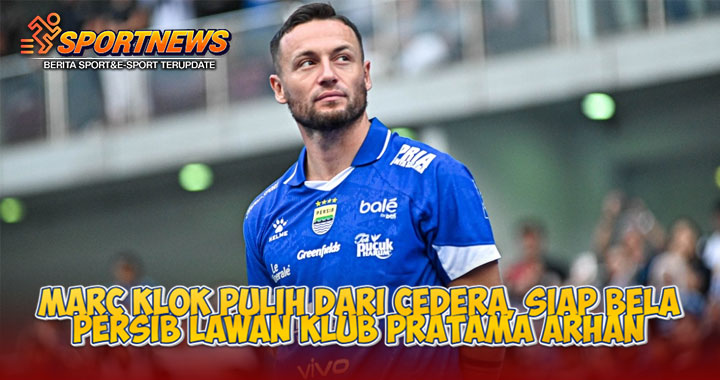Marc Klok Pulih dari Cedera, Siap Bela Persib Lawan Klub Pratama Arhan